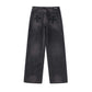 Fleur Cutting Double Knee Denim Pants