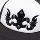 Fleur Leather Patch Mesh Cap