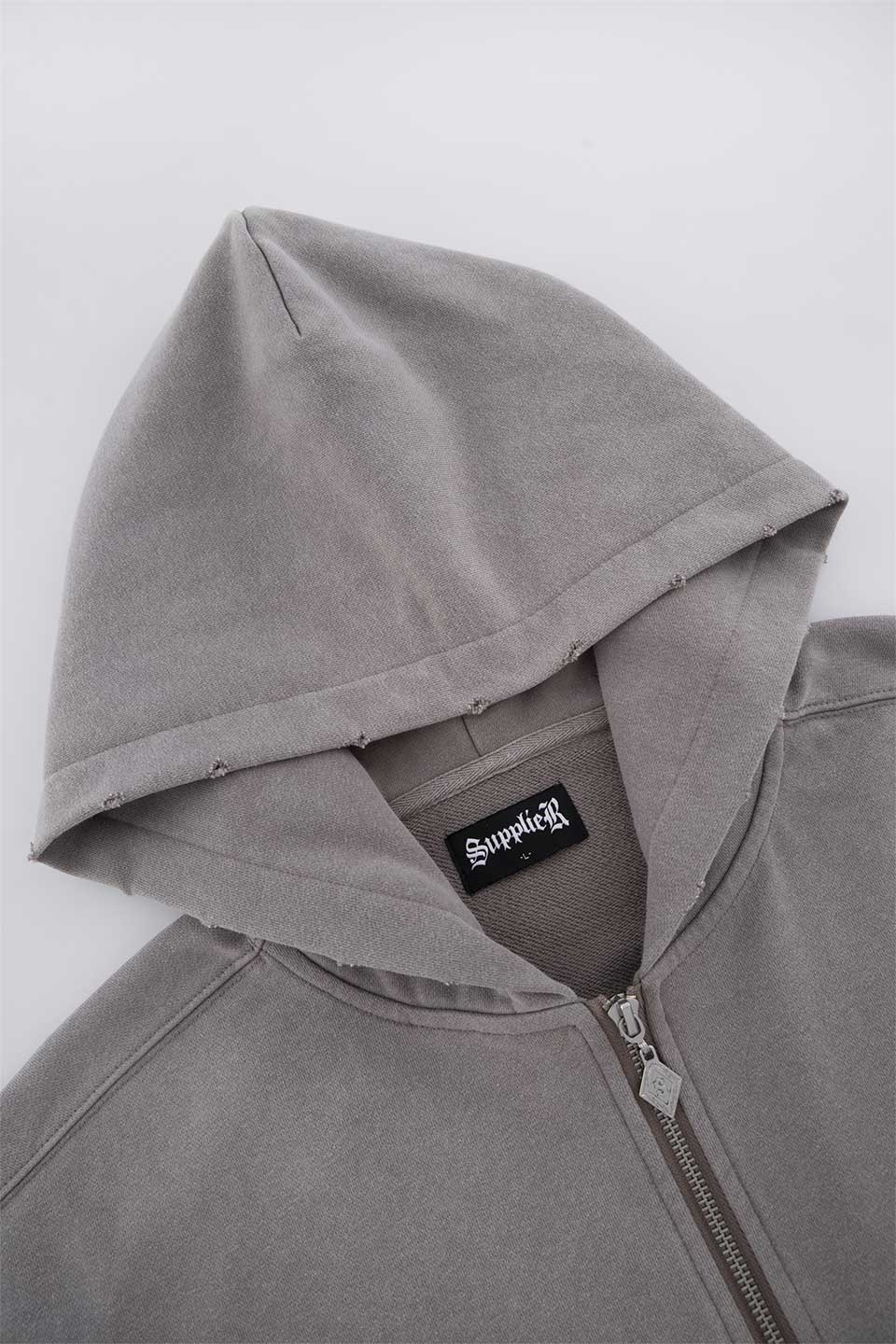 Fleur Switching Zip Hoodie