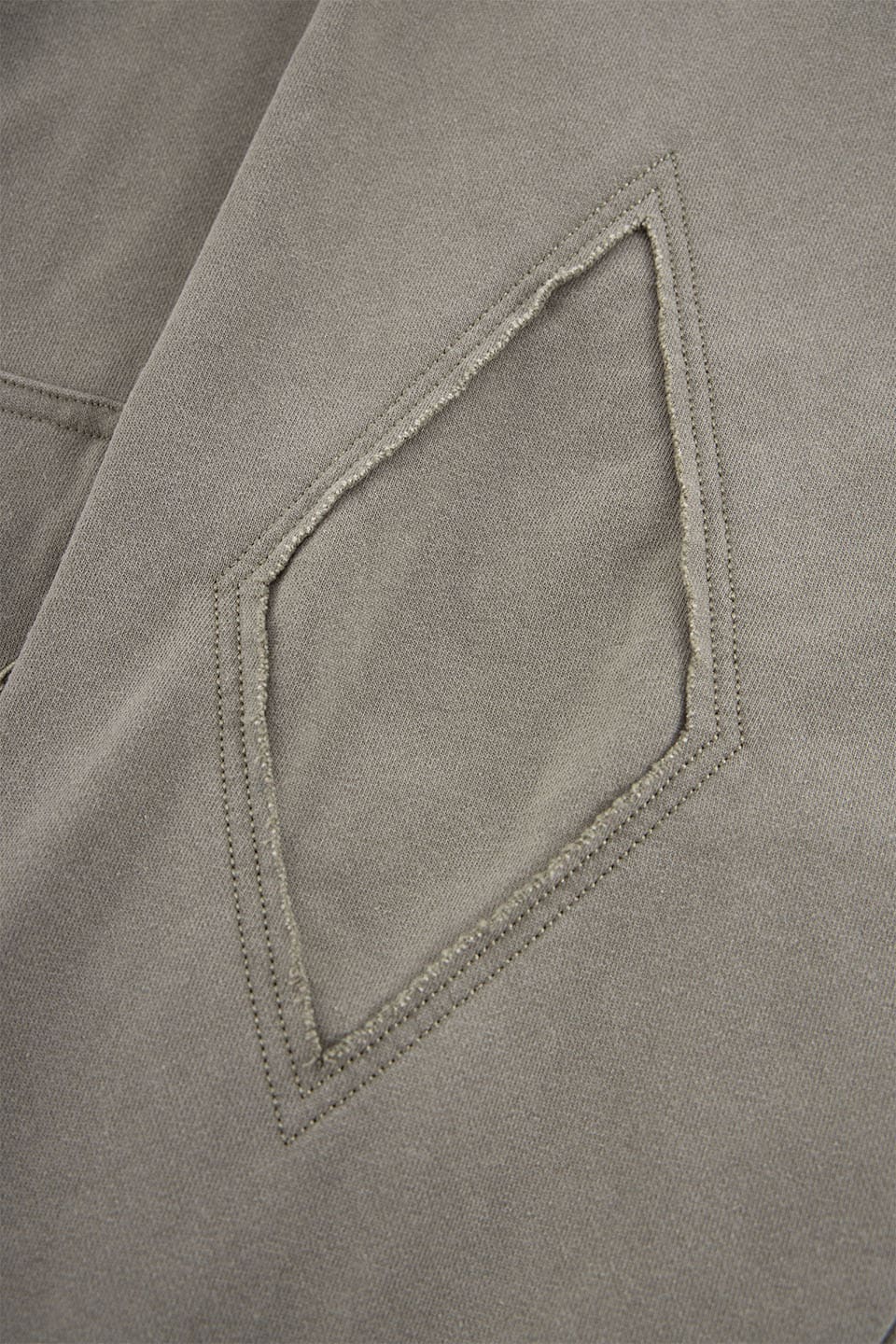 Fleur Leather Patch Zip Hoodie