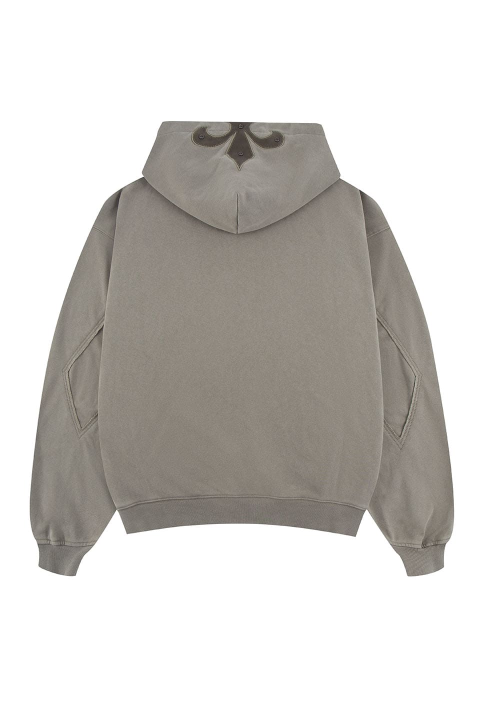 Fleur Leather Patch Zip Hoodie｜SUPPLIER｜フーディー