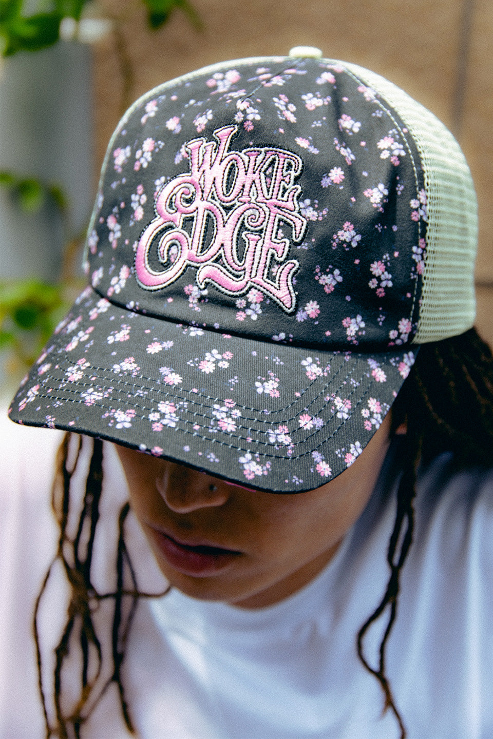 Flower Mesh Cap｜WOKE EDGE｜キャップ