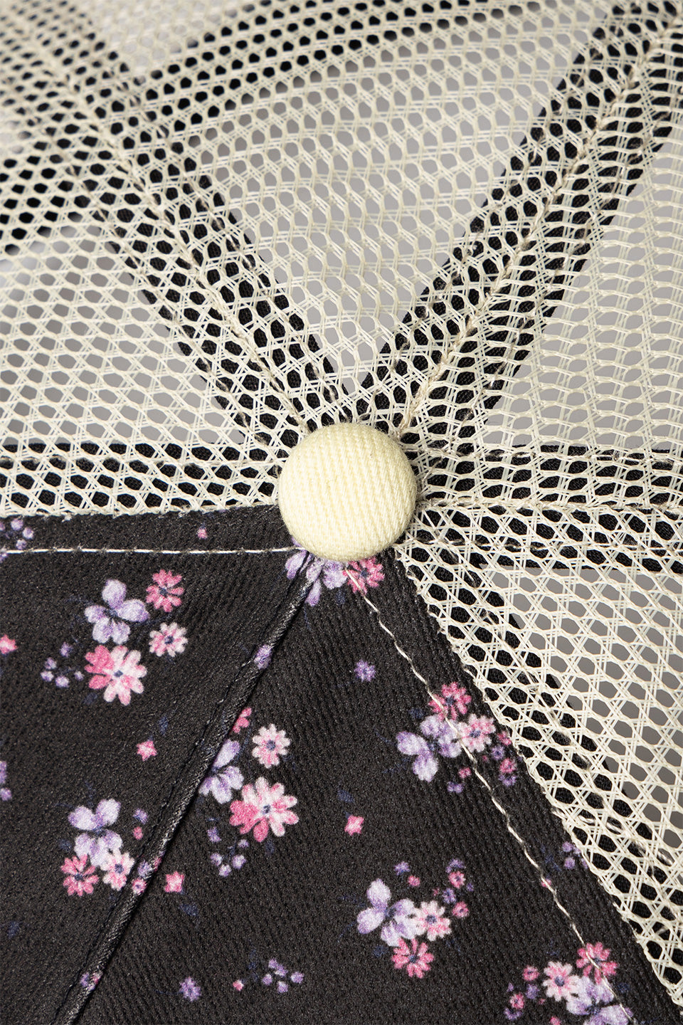 Flower Mesh Cap