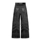 "Four Knight" Baggy Flared Jeans