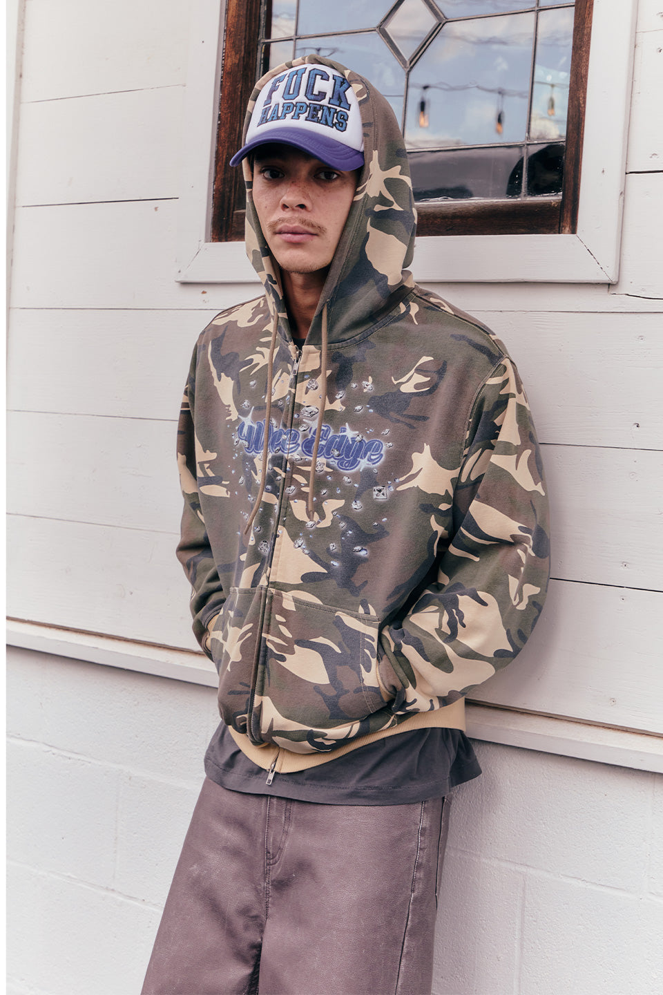 Fuck Happens Mesh Cap