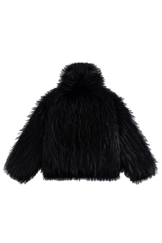 Full-Zip Faux Fur Jacket