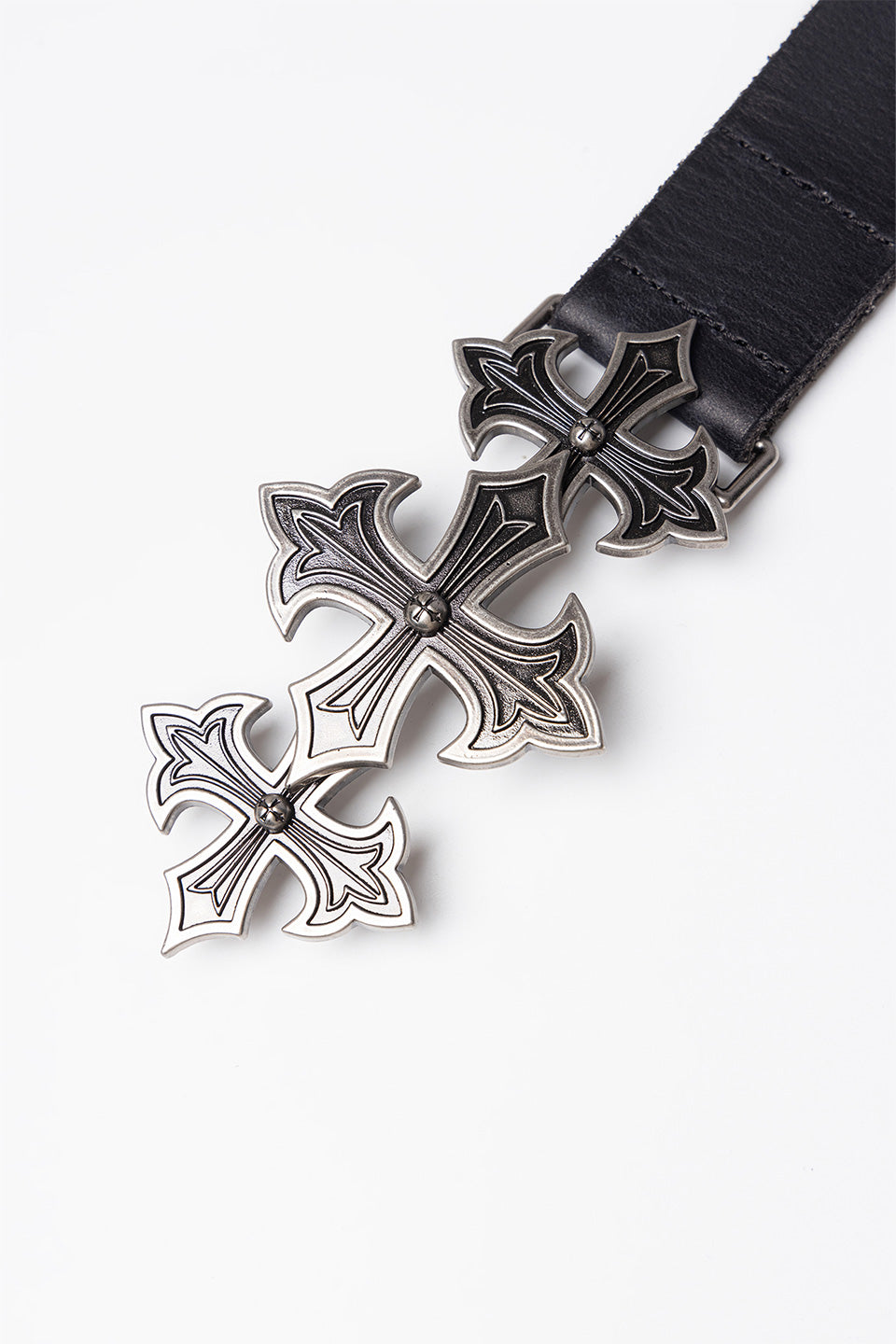 Triple Cross Buckle Belt