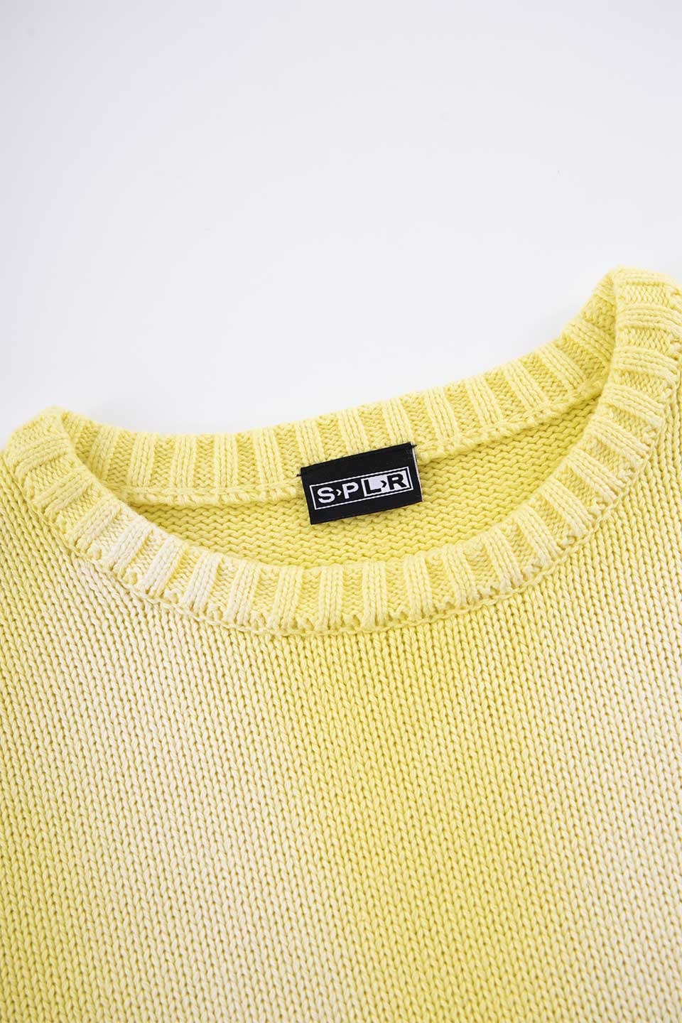 Garment Dyed Crew Knit