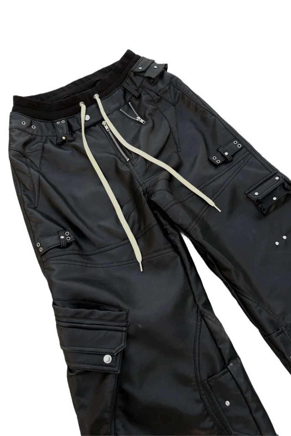 Ghid_Rah Cha_S Leather Cargo Pants