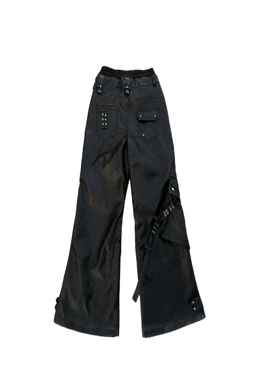 Ghid_Rah Cha_S Leather Cargo Pants