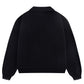 Glitter Stripe Zip Knit Polo