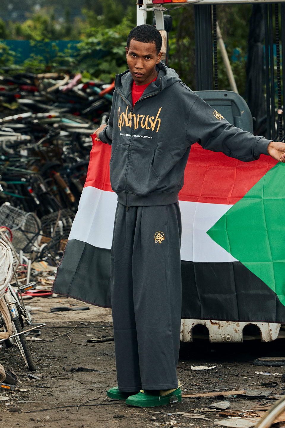 Goldnrush X Supplier Zip Up Hoodie