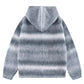 Gradation Mohair Zip Knit