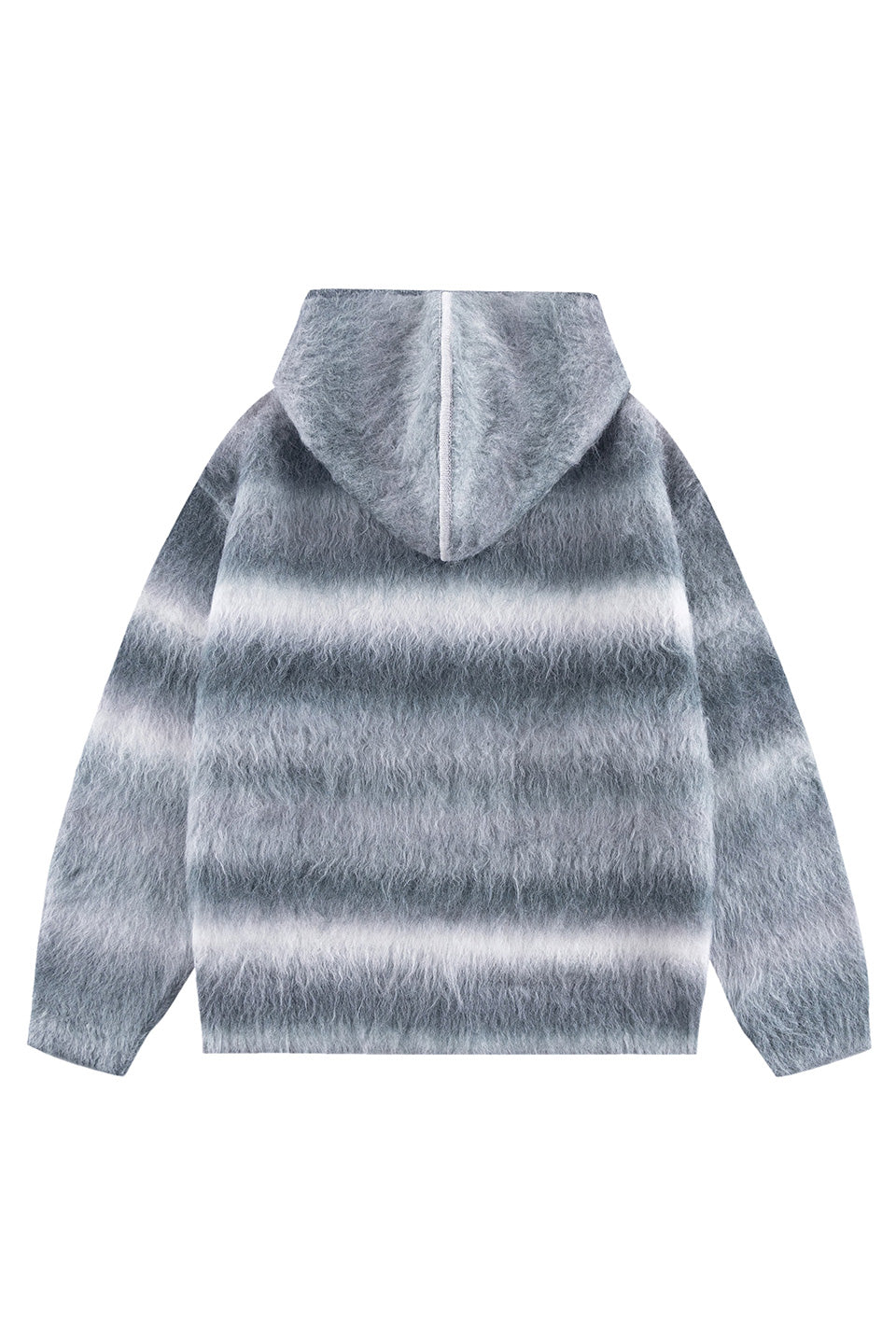 Gradation Mohair Zip Knit