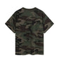 Graffiti Camo Rivet Cross T-Shirt