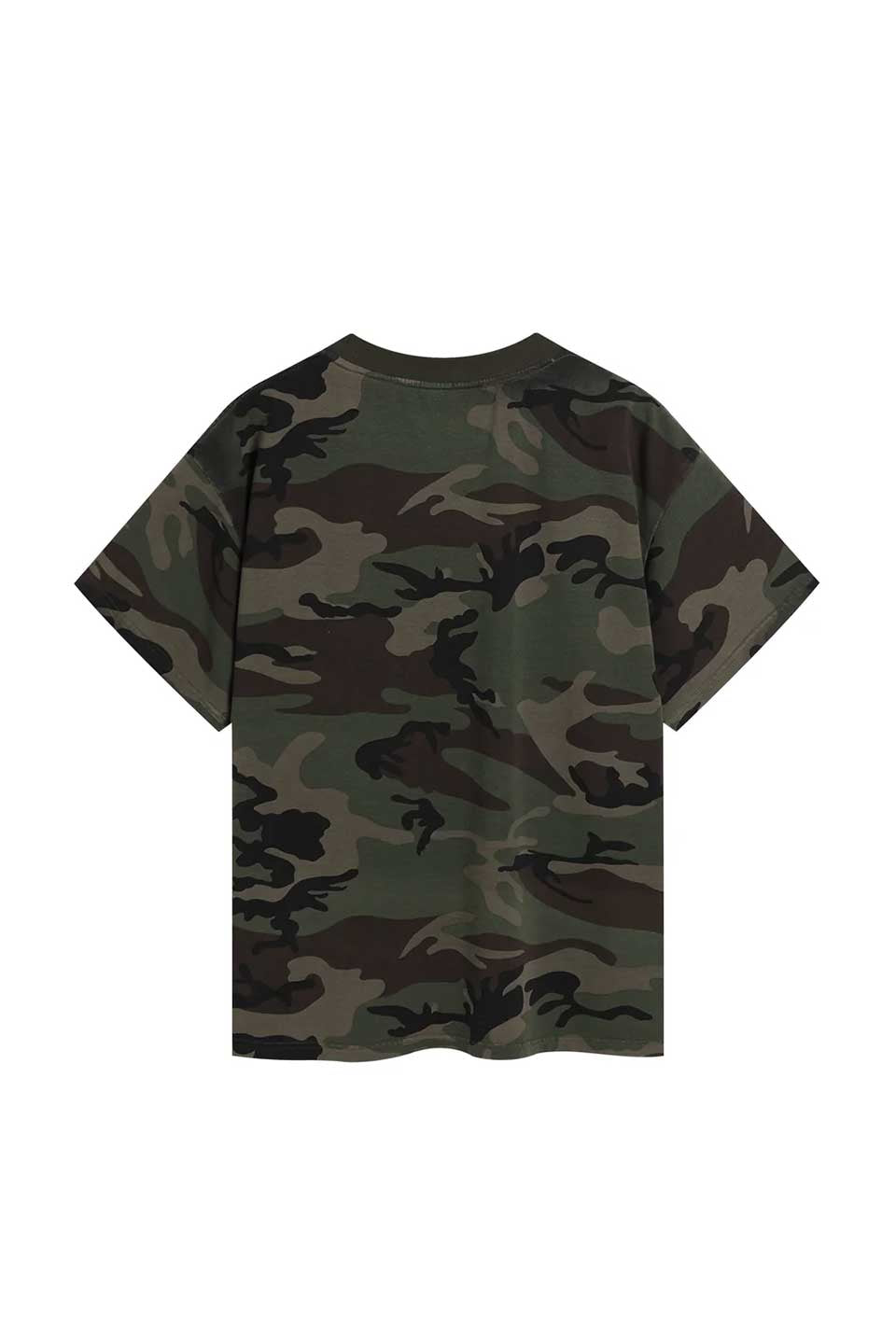 Graffiti Camo Rivet Cross T-Shirt