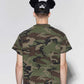 Graffiti Camo Rivet Cross T-Shirt