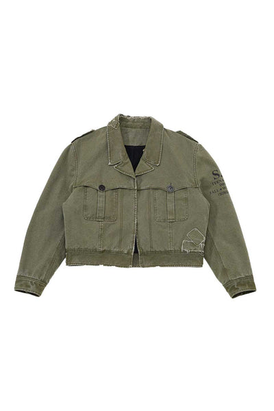 Green Ripped Jacket｜SONGAADON｜ジャケット