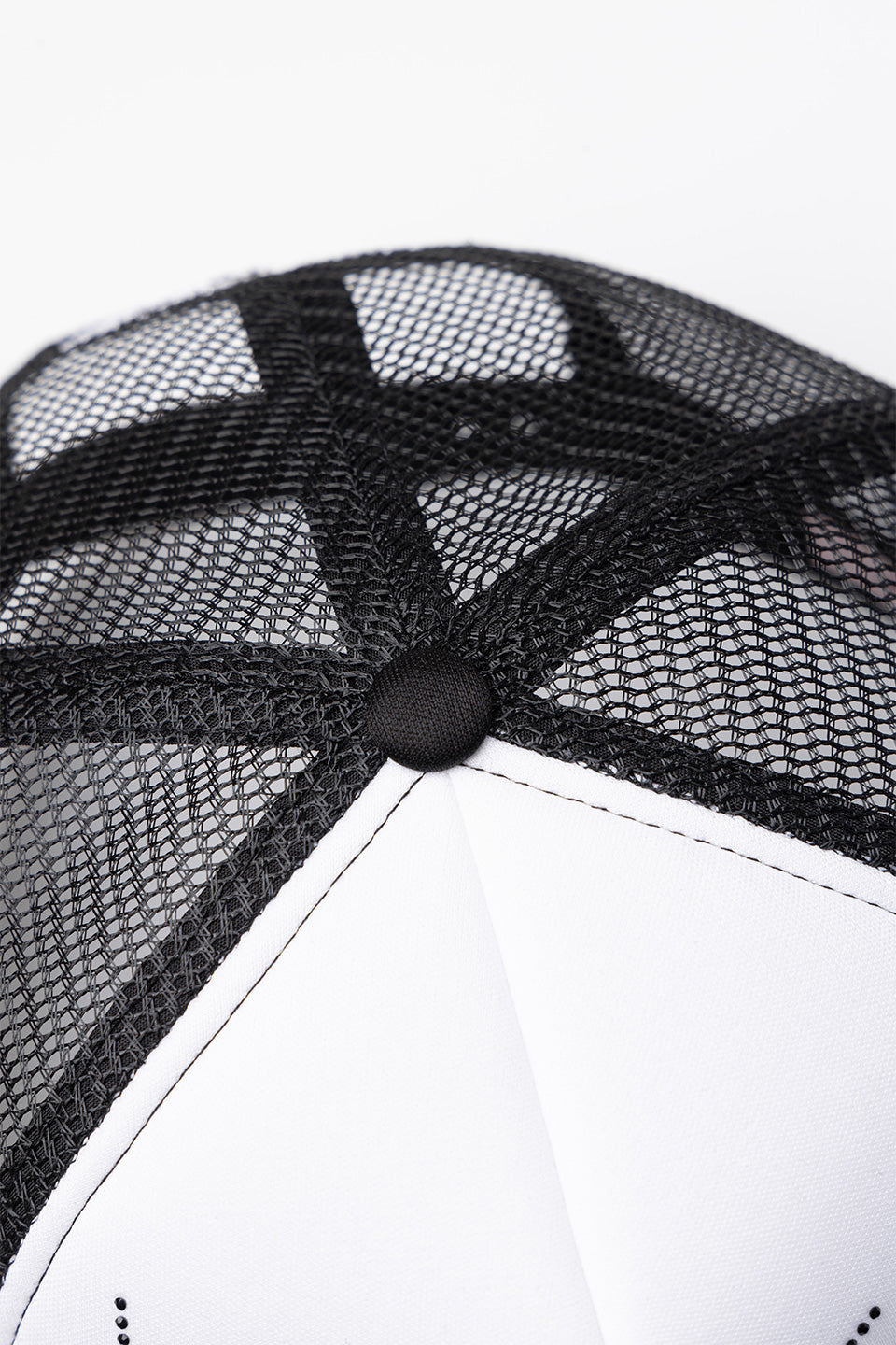 Heart Tribal Rhinestone Mesh Cap