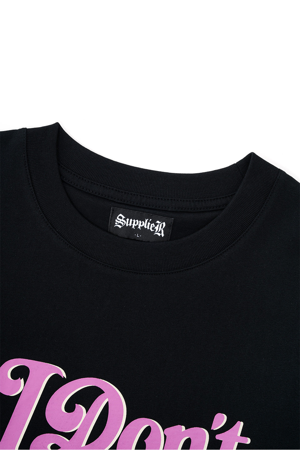 【I don't go to the moon】 Logo Tee - Oversize Fit
