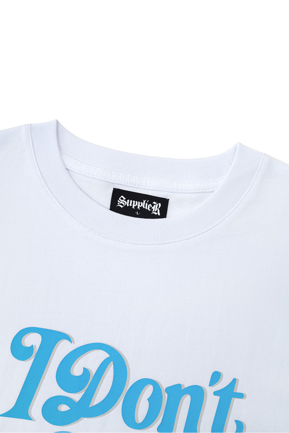 【I don't go to the moon】 Logo Tee - Oversize Fit
