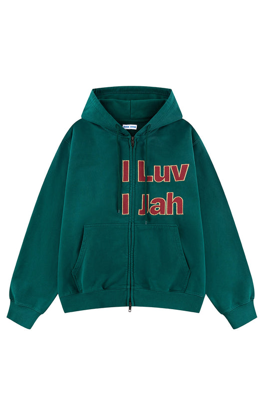 I Luv I Jah Zip Hoodie