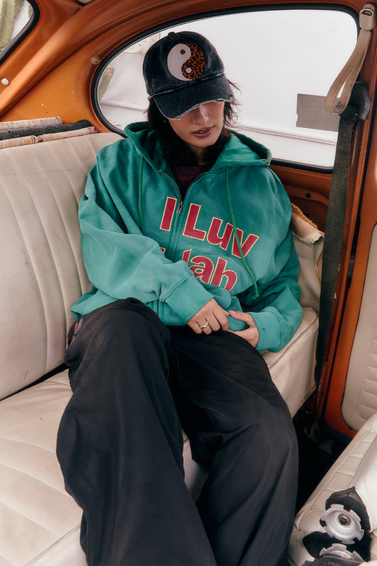 I Luv I Jah Zip Hoodie