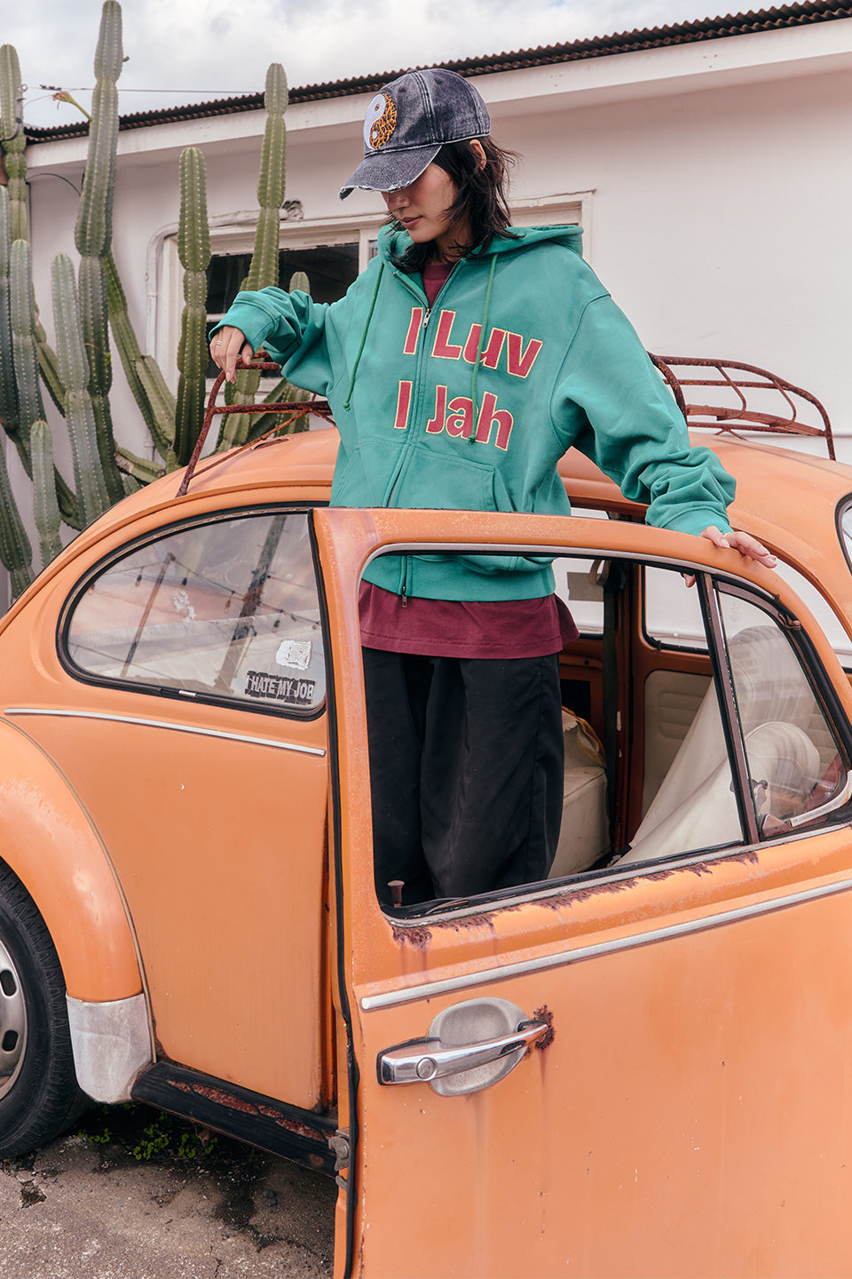 I Luv I Jah Zip Hoodie