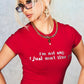 【先行予約販売】I'm Not Shy Glitter Tee Women's【5月中旬お届け】