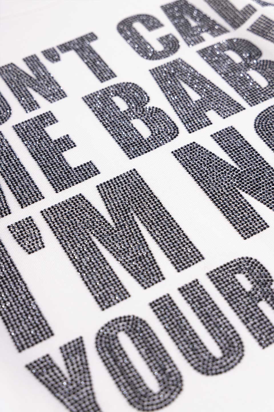 【先行予約販売】I'm Not Your Baby Cropped Tee Women's【5月上旬お届け】