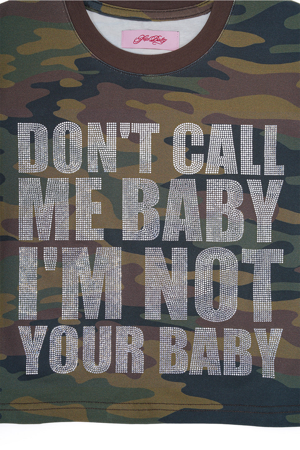 I'm Not Your Baby Cropped Tee Women's