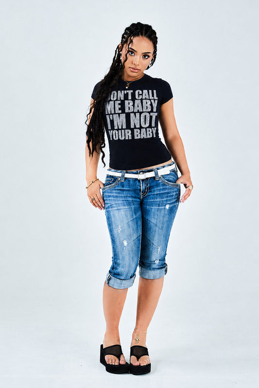 【先行予約販売】I'm Not Your Baby Tee Women's【7月上旬お届け】