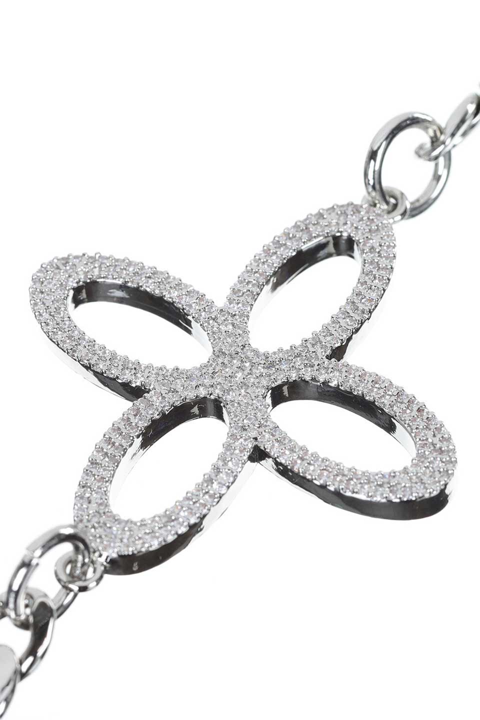 Ice Clover Bracelet Keyring