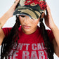 Jewel Studs Embroidery Logo 6 Panel Cap
