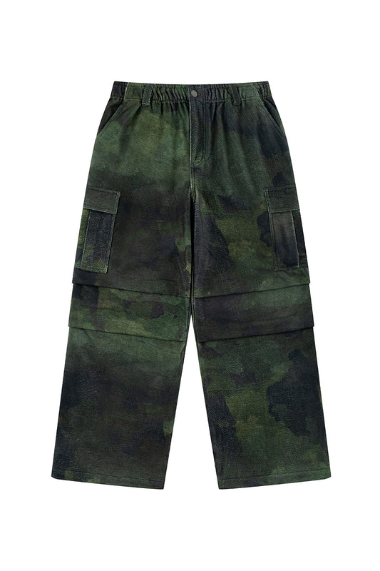 Jungle Fade Fleee Cargo Pants