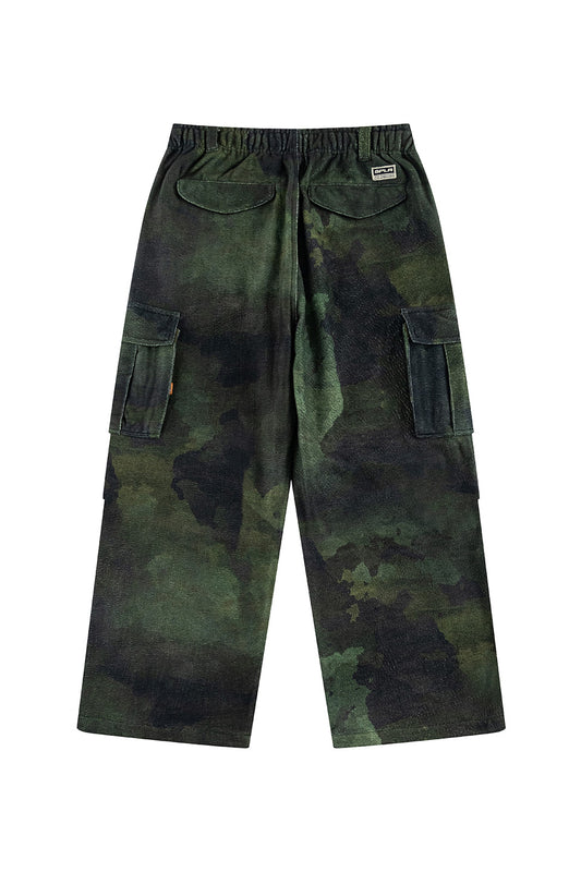 Jungle Fade Fleee Cargo Pants