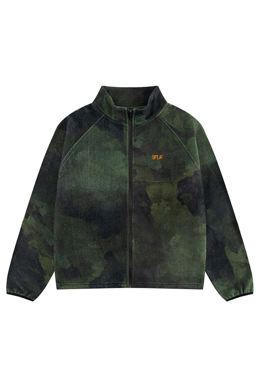 Jungle Fade Half Zip Fleee