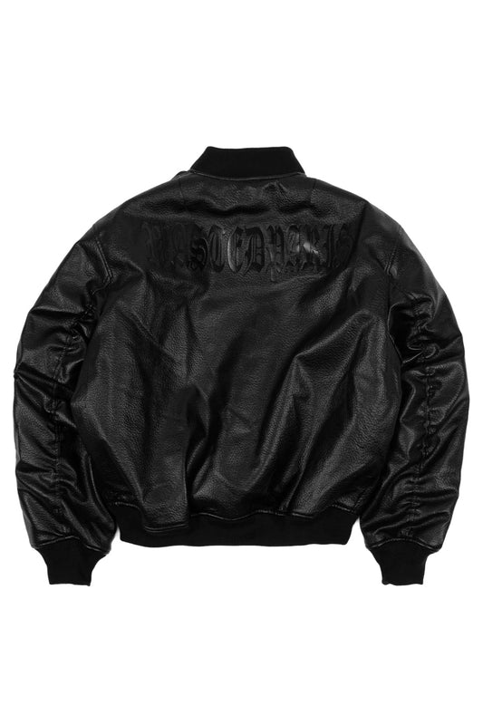 Kingdom Faux Leather Bombers