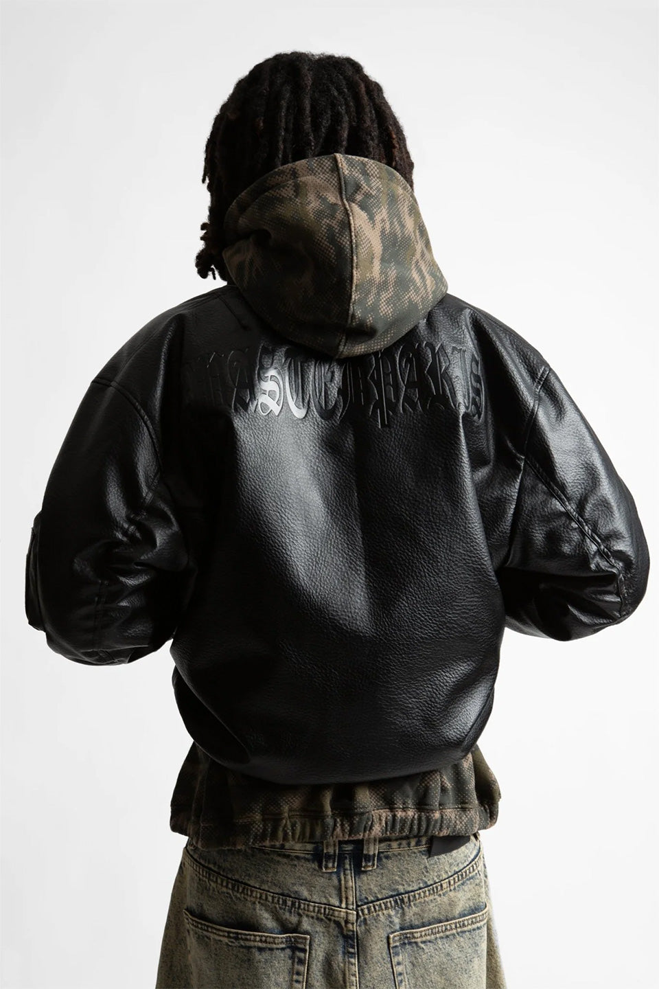 Kingdom Faux Leather Bombers