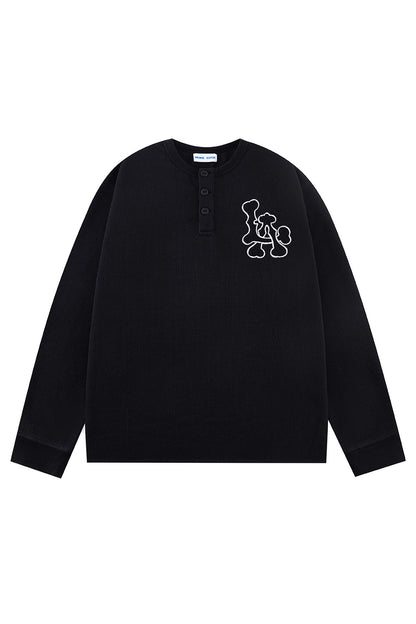La Henly Neck Long Sleeve