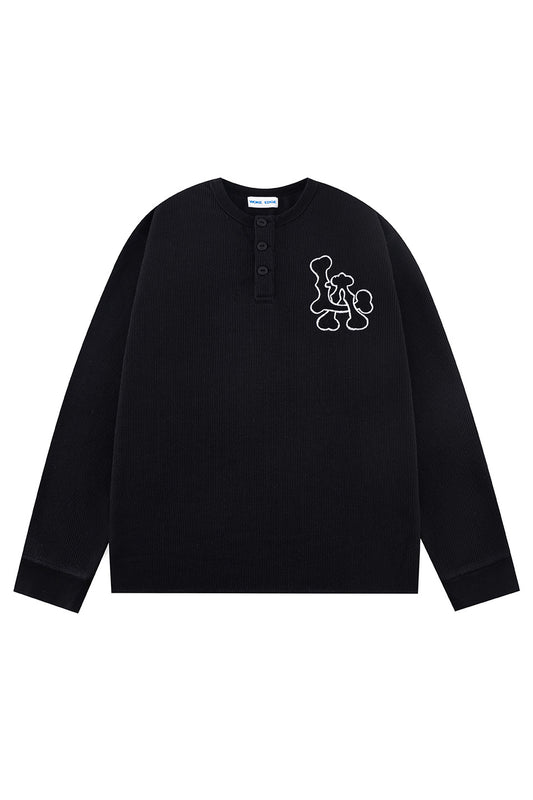 La Henly Neck Long Sleeve