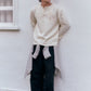 La Henly Neck Knit Long Sleeve