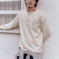 La Henly Neck Knit Long Sleeve