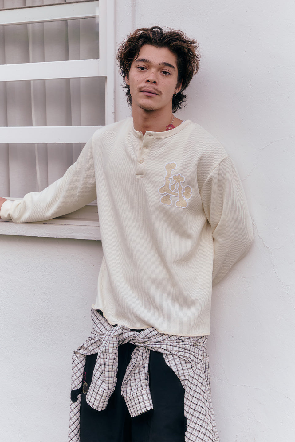 La Henly Neck Knit Long Sleeve