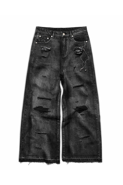 Laser Camo Jeans