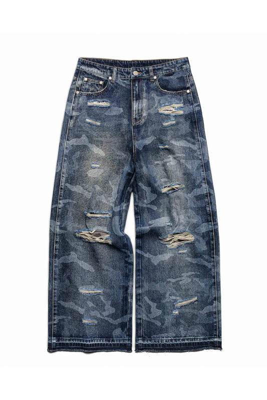 Laser Camo Jeans