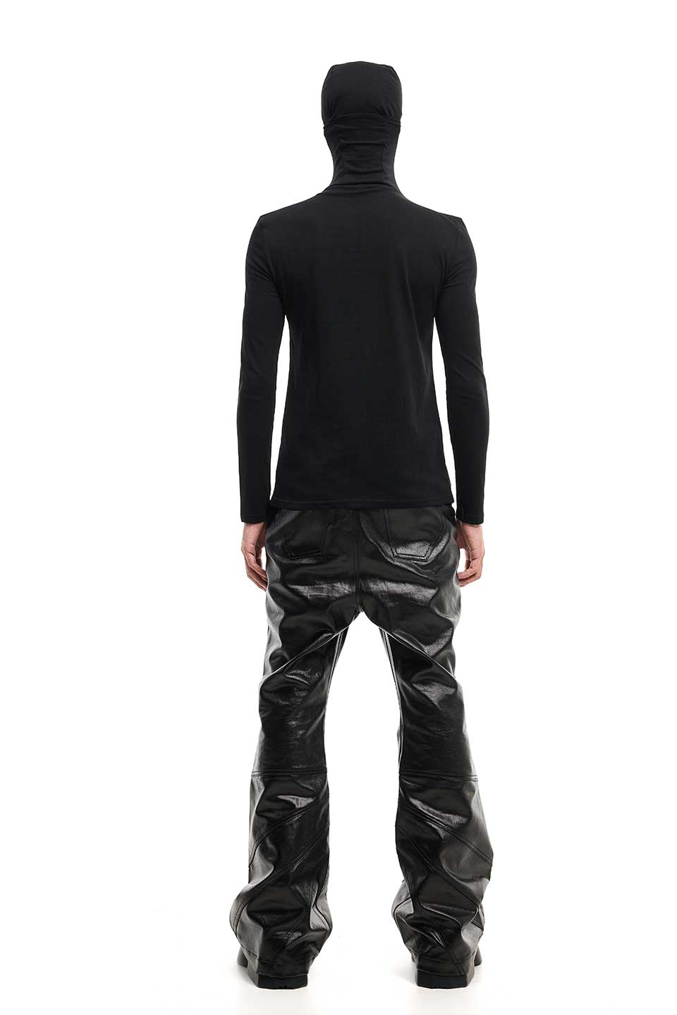 24Fw Leather Cargo Pants