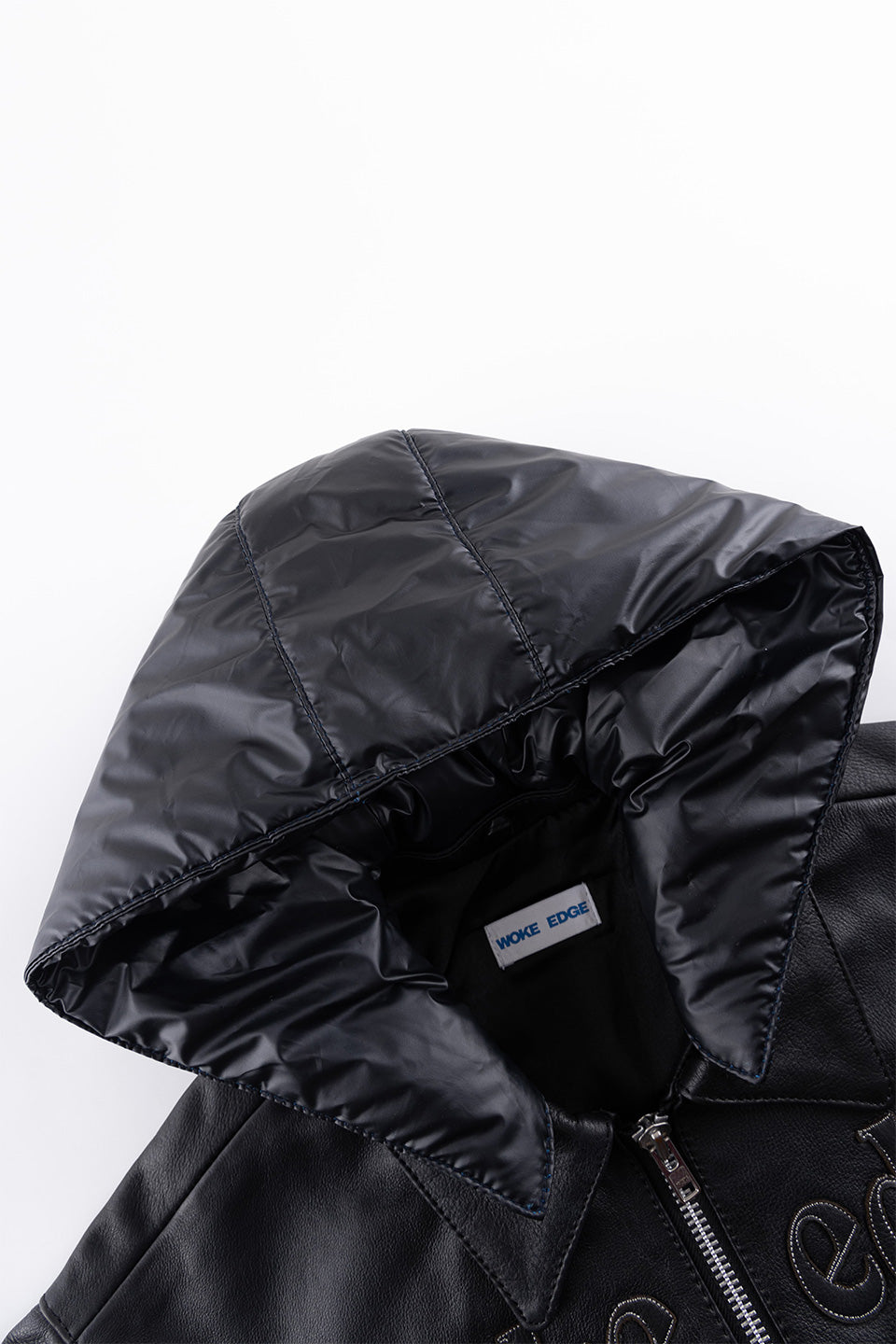 Leather Tech Bomber Jacket｜WOKE EDGE｜ジャケット