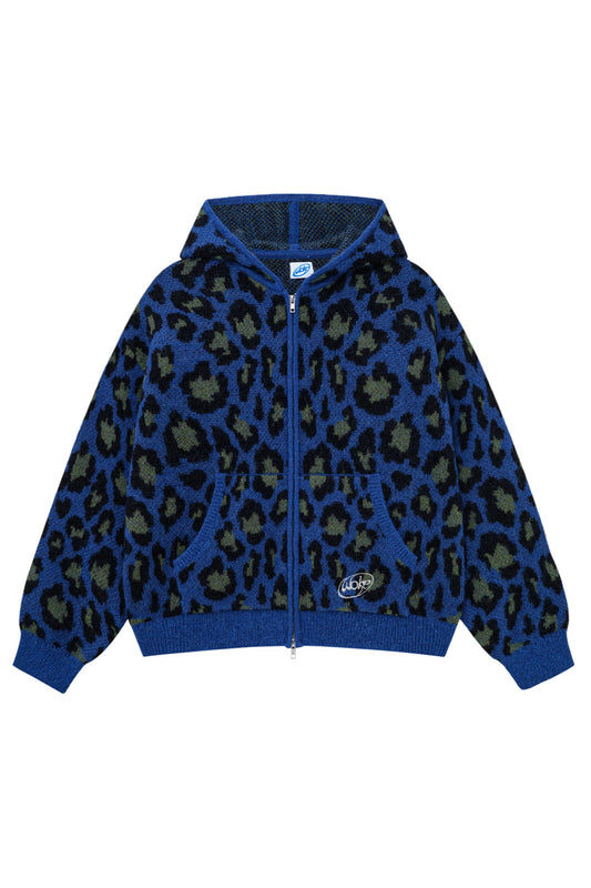 Leoparad Mohair Zip Knit