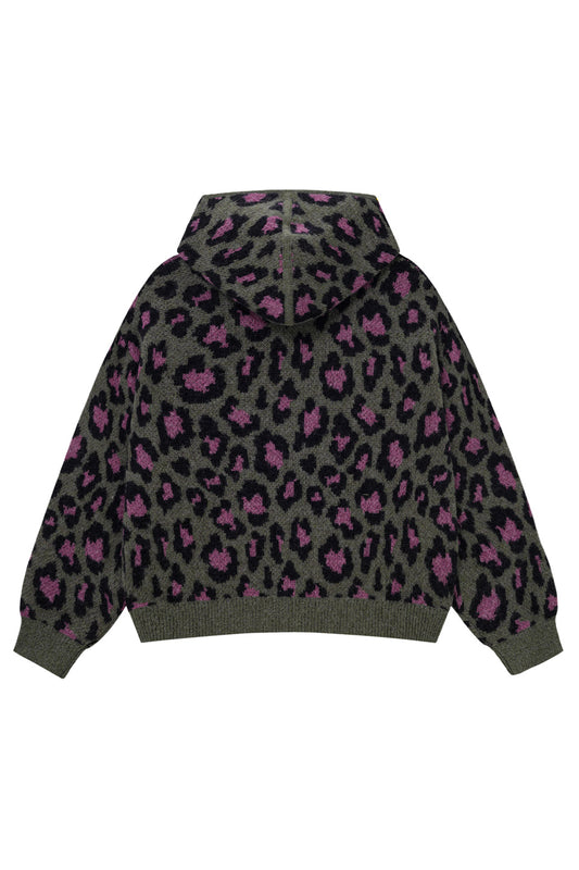 Leoparad Mohair Zip Knit